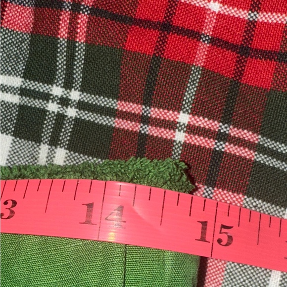 🌿 Zara Linen Blend Slouchy Pants Green Elastic Waist Size L 🌿 - Picture 12 of 13